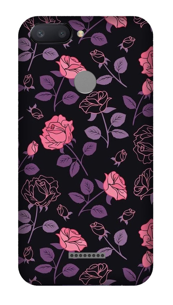Rose Pattern Case for Redmi 6