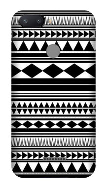 Black white Pattern Case for Redmi 6