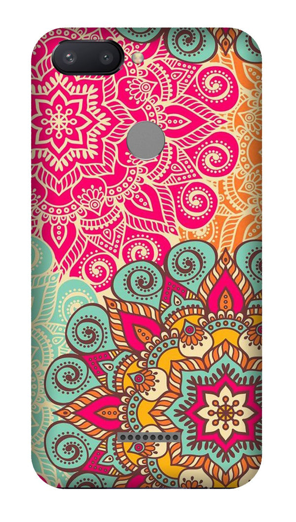 Rangoli art Case for Redmi 6