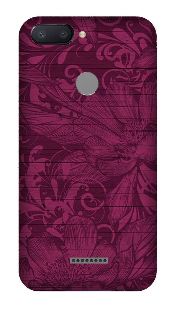 Purple Backround Case for Redmi 6