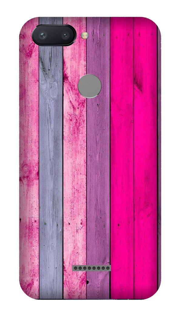 Wooden look Case for Redmi 6