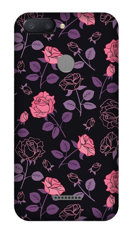 Rose Black Background Case for Redmi 6
