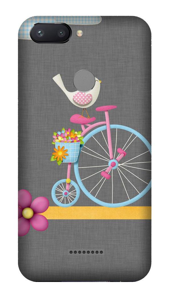 Sparron with cycle Case for Redmi 6