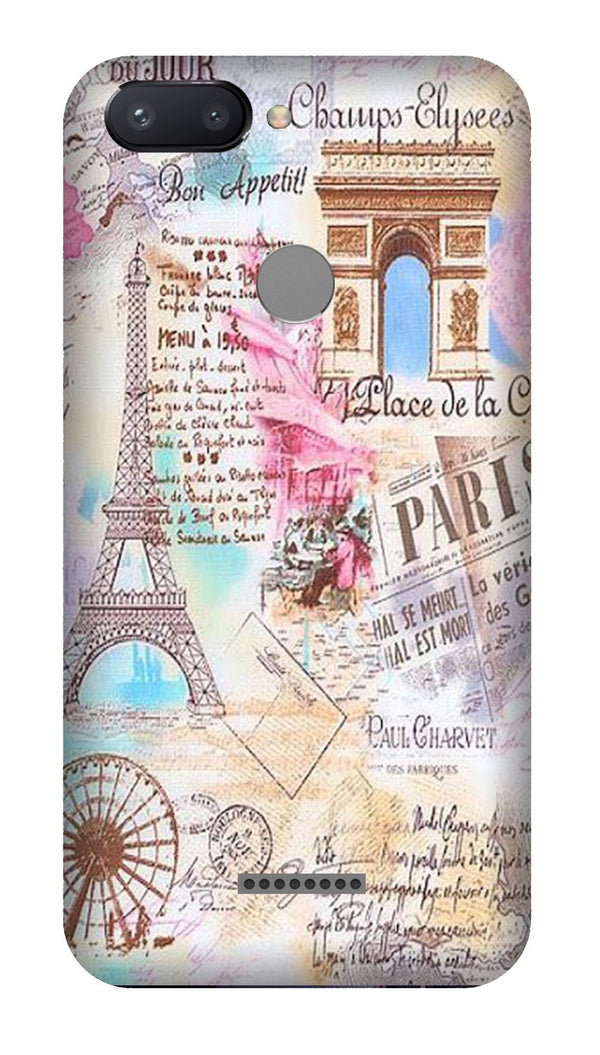 Paris Eiftel Tower Case for Redmi 6