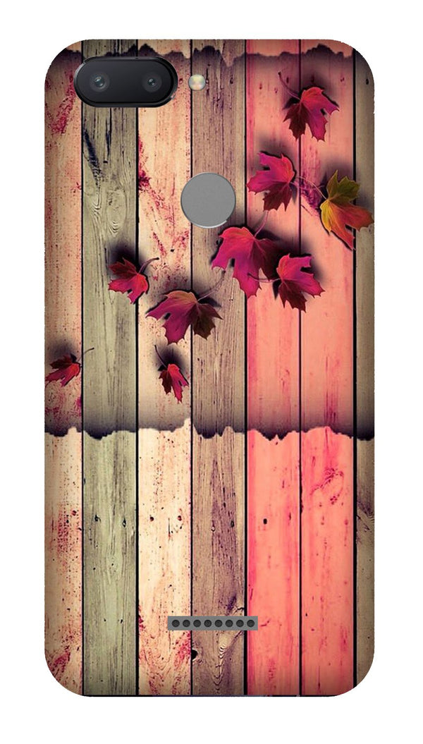 Wooden look2 Case for Redmi 6
