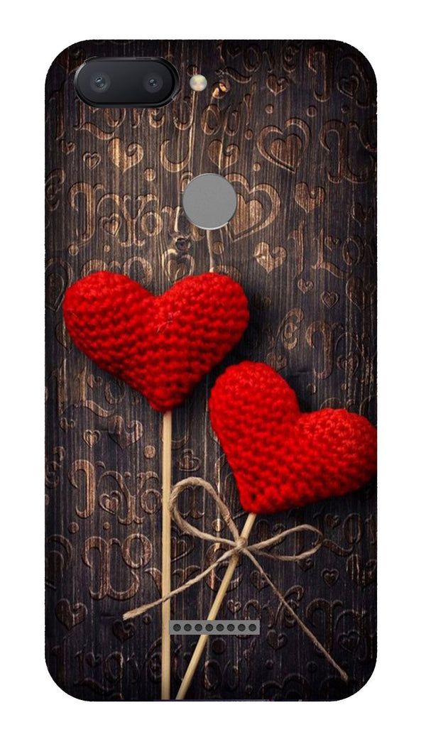 Red Hearts Case for Redmi 6