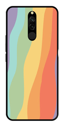 Muted Rainbow Metal Mobile Case for Redmi 8