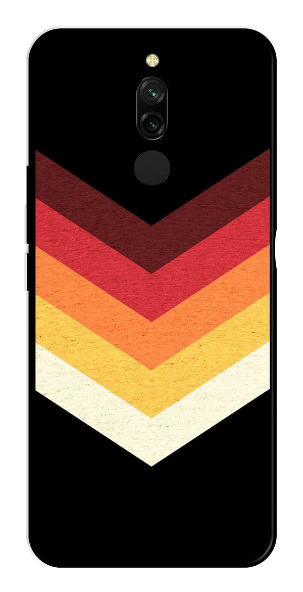 MultiColor Arrow Metal Mobile Case for Redmi 8   (Design No -04)