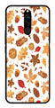 Autumn Leaf Metal Mobile Case for Redmi 8   (Design No -19)