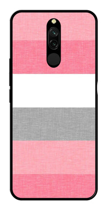 Pink Pattern Metal Mobile Case for Redmi 8