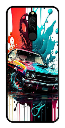 Vintage Car Metal Mobile Case for Redmi 8