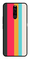 Muted Rainbow Metal Mobile Case for Redmi 8   (Design No -31)