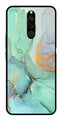 Marble Design Metal Mobile Case for Redmi 8   (Design No -46)