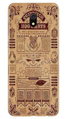 Hogwarts Mobile Back Case for Xiaomi Redmi 8A(Design - 304)
