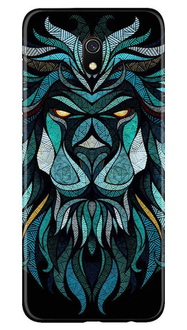 Lion Mobile Back Case for Xiaomi Redmi 8A(Design - 314)