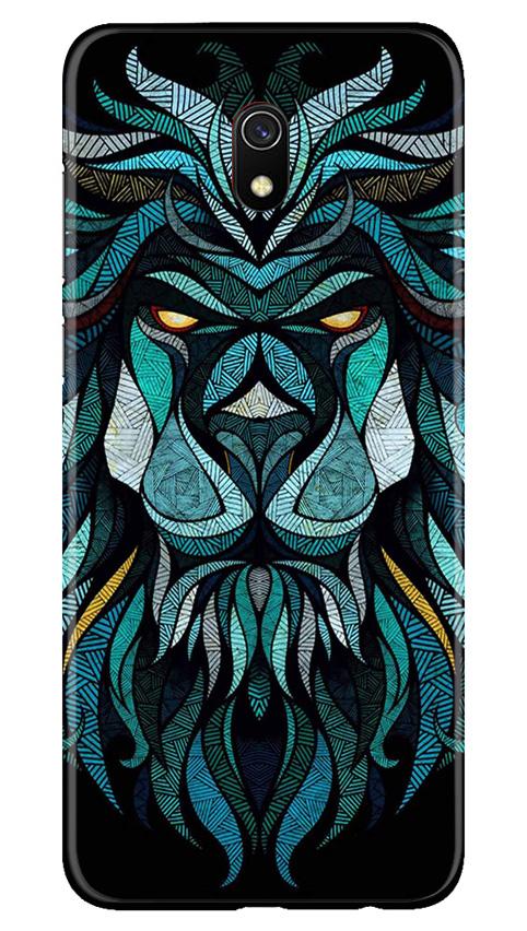Lion Mobile Back Case for Xiaomi Redmi 8A  (Design - 314)