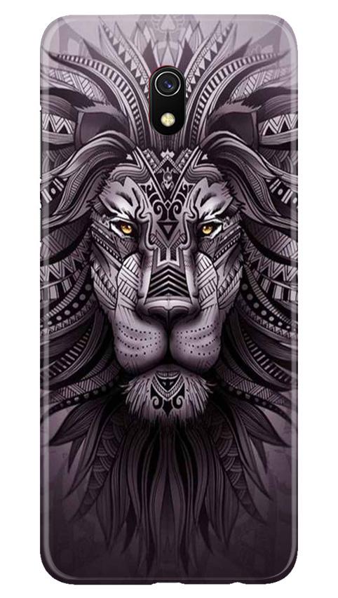 Lion Mobile Back Case for Xiaomi Redmi 8A  (Design - 315)