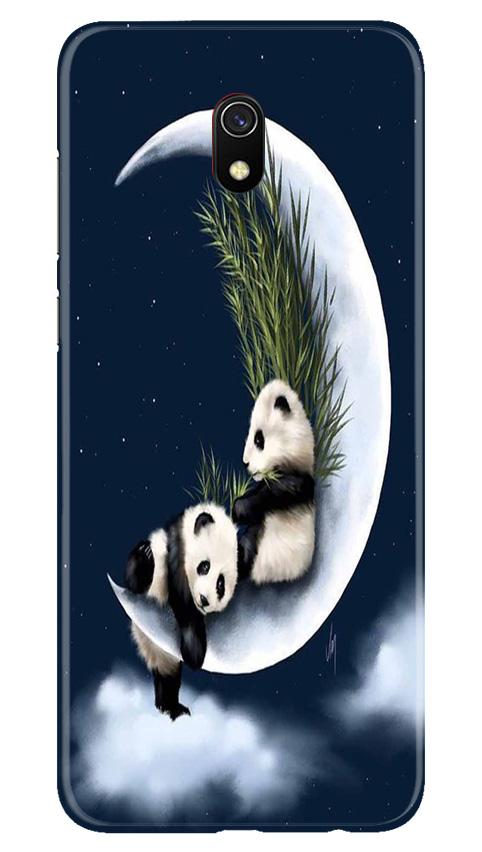 Panda Moon Mobile Back Case for Xiaomi Redmi 8A(Design - 318)