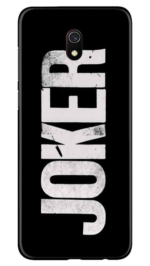 Joker Mobile Back Case for Xiaomi Redmi 8A  (Design - 327)