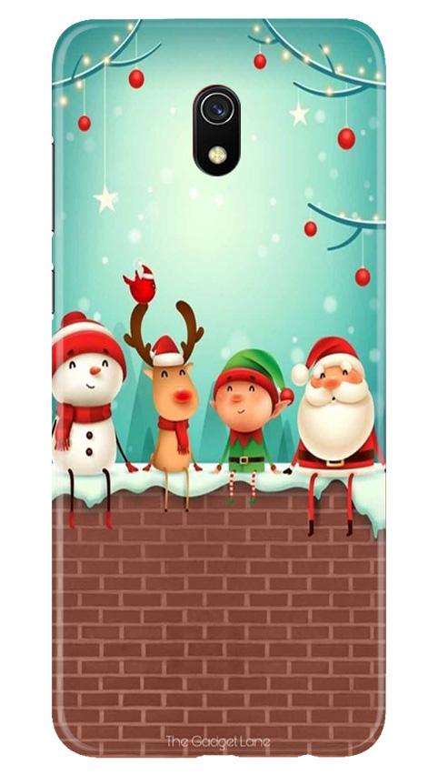 Santa Claus Mobile Back Case for Xiaomi Redmi 8A  (Design - 334)