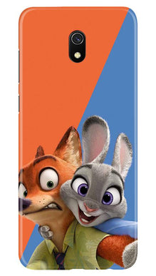 Cartoon Mobile Back Case for Xiaomi Redmi 8A  (Design - 346)