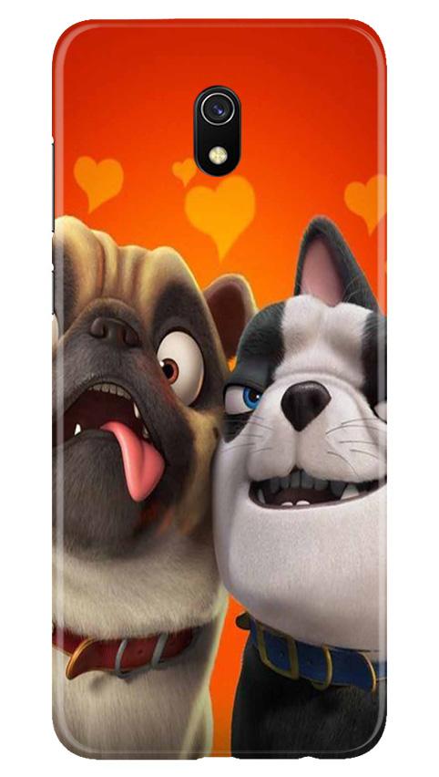 Dog Puppy Mobile Back Case for Xiaomi Redmi 8A  (Design - 350)