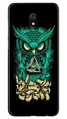 Owl Mobile Back Case for Xiaomi Redmi 8A  (Design - 358)