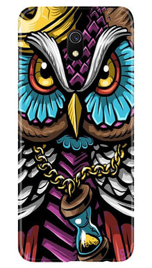 Owl Mobile Back Case for Xiaomi Redmi 8A  (Design - 359)
