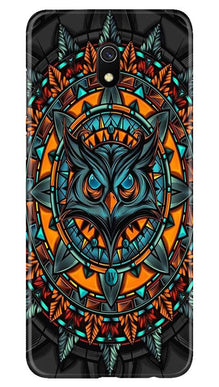 Owl Mobile Back Case for Xiaomi Redmi 8A  (Design - 360)