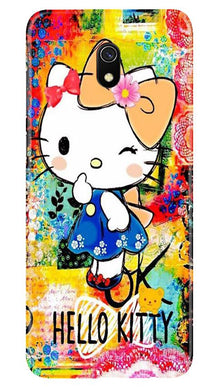 Hello Kitty Mobile Back Case for Xiaomi Redmi 8A  (Design - 362)