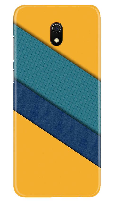 Diagonal Pattern Mobile Back Case for Xiaomi Redmi 8A  (Design - 370)