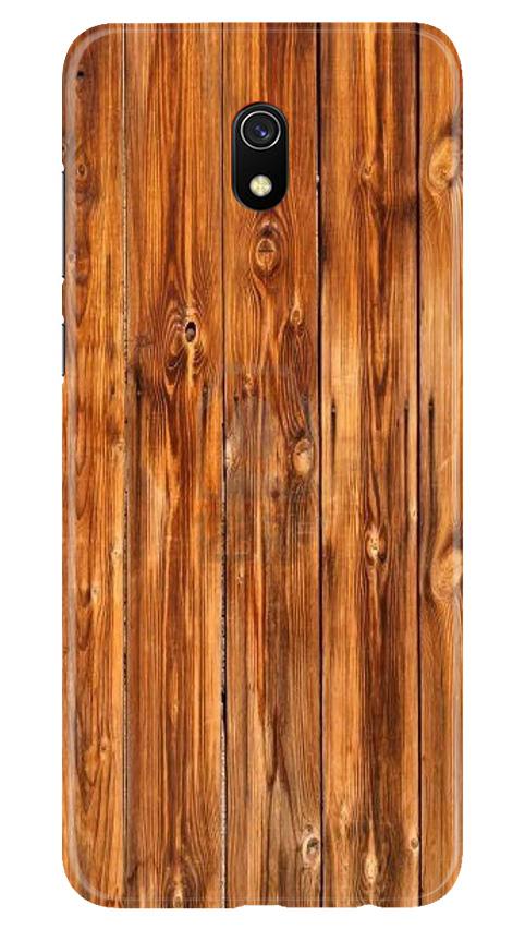 Wooden Texture Mobile Back Case for Xiaomi Redmi 8A  (Design - 376)
