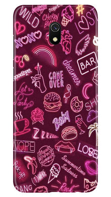 Party Theme Mobile Back Case for Xiaomi Redmi 8A  (Design - 392)