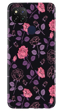 Rose Pattern Mobile Back Case for Redmi 9 Activ (Design - 2)