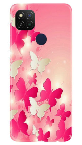 White Pick Butterflies Case for Redmi 9 Activ