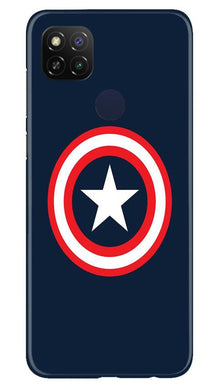 Captain America Mobile Back Case for Redmi 9 Activ (Design - 42)