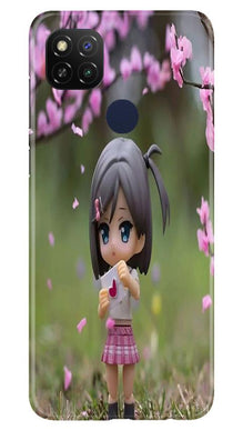 Cute Girl Mobile Back Case for Redmi 9 Activ (Design - 92)