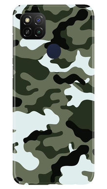 Army Camouflage Mobile Back Case for Redmi 9 Activ  (Design - 108)