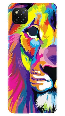 Colorful Lion Mobile Back Case for Redmi 9 Activ  (Design - 110)