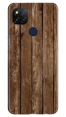 Wooden Look Mobile Back Case for Redmi 9 Activ  (Design - 112)