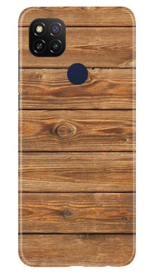 Wooden Look Mobile Back Case for Redmi 9 Activ  (Design - 113)