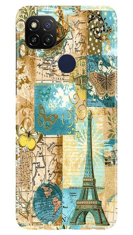 Travel Eiffel Tower Case for Redmi 9 Activ (Design No. 206)