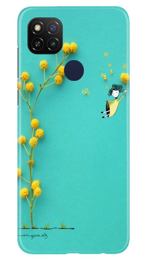 Flowers Girl Case for Redmi 9 Activ (Design No. 216)