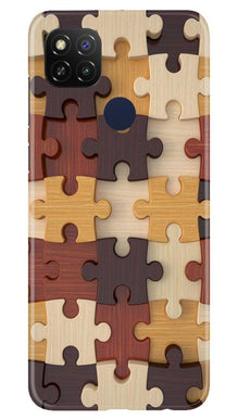 Puzzle Pattern Mobile Back Case for Redmi 9 Activ (Design - 217)