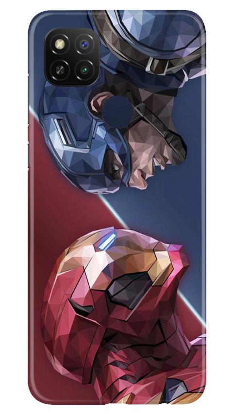 Ironman Captain America Case for Redmi 9 Activ (Design No. 245)