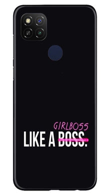 Like a Girl Boss Mobile Back Case for Redmi 9 Activ (Design - 265)