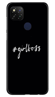 #GirlBoss Mobile Back Case for Redmi 9 Activ (Design - 266)