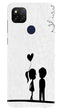 Cute Kid Couple Mobile Back Case for Redmi 9 Activ (Design - 283)