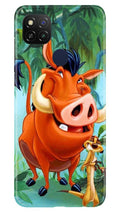 Timon and Pumbaa Mobile Back Case for Redmi 9 Active (Design - 305)