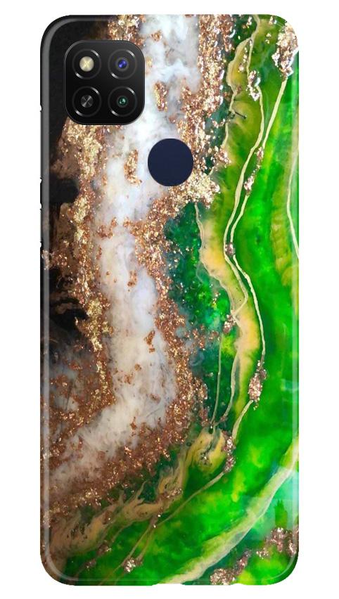 Marble Texture Mobile Back Case for Redmi 9 Activ (Design - 307)